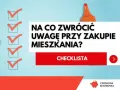 Checklista: jak sprawdzić dewelopera i na co zwrócić uwagę przy zakupie mieszkania. Pomocna grafika z zaznaczonymi punktami i pomarańczowym markerem.