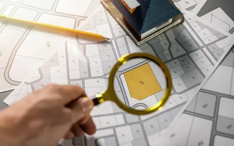 Szukasz informacji, jak sprawdzić kto jest właścicielem działki? Na mapie z numerami działek, pod lupą widać działkę 220.
