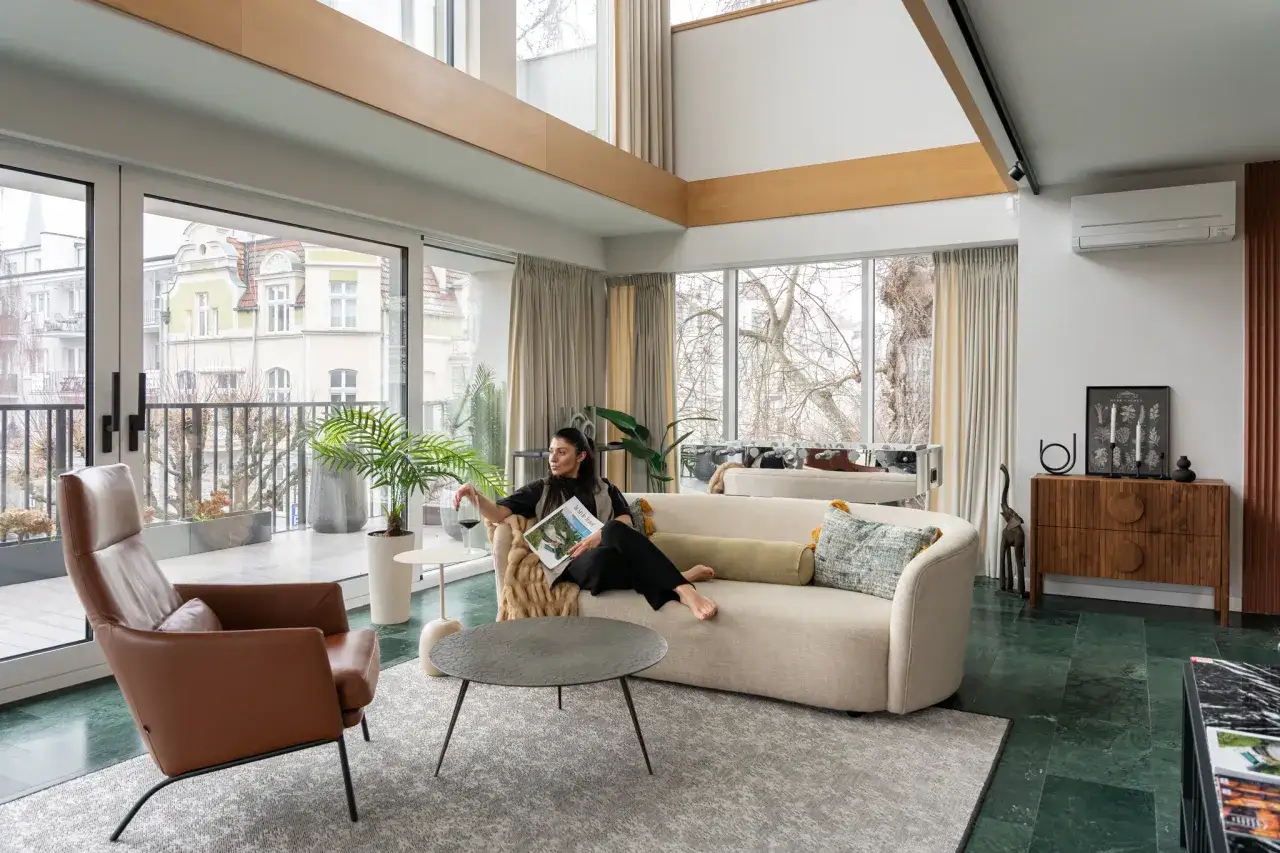 Wnętrze apartamentu na wynajem krótkoterminowy home staging